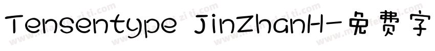 Tensentype JinZhanH字体转换